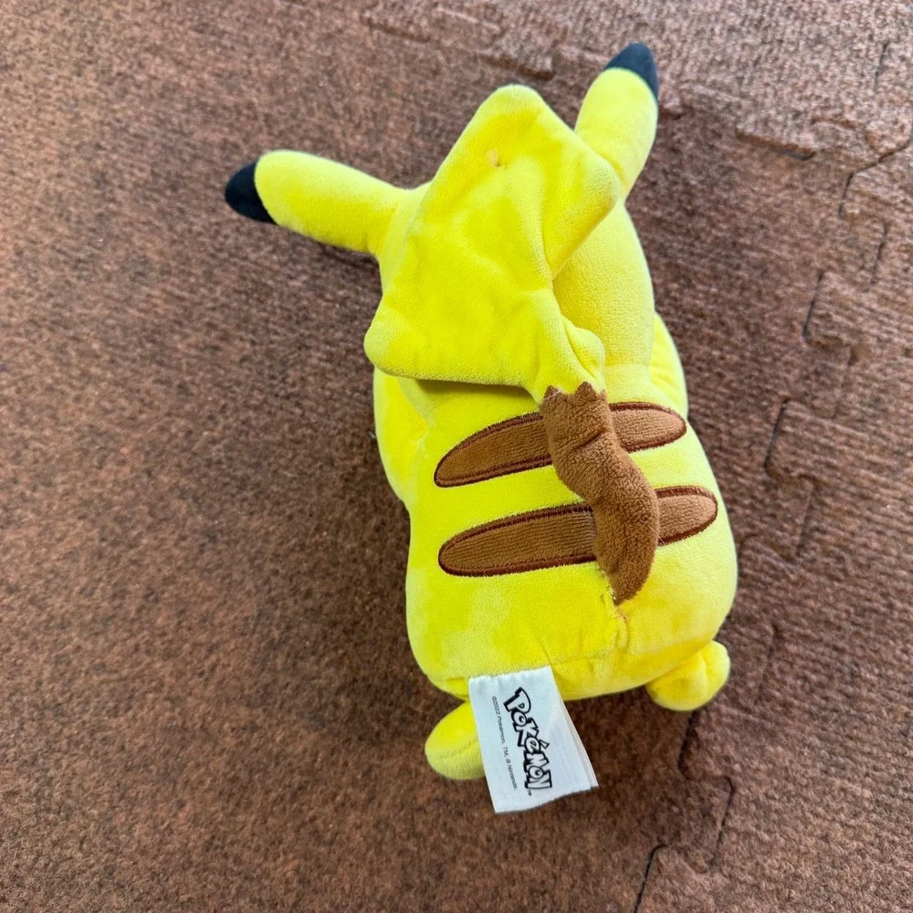 cute Pokemon Center Pikachu Plush Winking 8 Inch Yellow Stuffed Animal Toy 2022